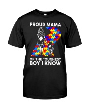 autism proud mom of touchest boy Classic T-Shirt front