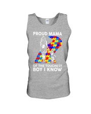 autism proud mom of touchest boy Unisex Tank tile
