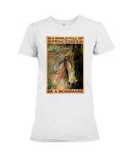 native girl horse be a bossmare pt lqt-DVH1 Premium Fit Ladies Tee tile