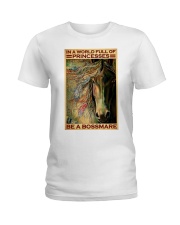 native girl horse be a bossmare pt lqt-DVH1 Ladies T-Shirt tile