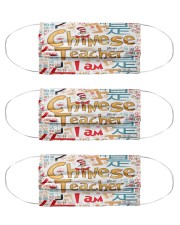 I am Chinese Teacher mas Cloth Face Mask - 3 Pack front