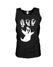 sign language boo Unisex Tank tile