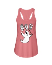 sign language boo Ladies Flowy Tank tile