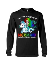 mermaid lgbt your parents Long Sleeve Tee tile
