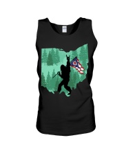Bigfoot Rock And Roll Ohio Flag Unisex Tank tile
