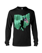 Bigfoot Rock And Roll Ohio Flag Long Sleeve Tee tile