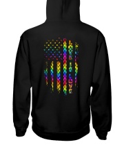 lgbt dragon us flag love is love Hooded Sweatshirt tile