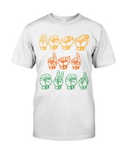 sign language bets dad ever Classic T-Shirt tile