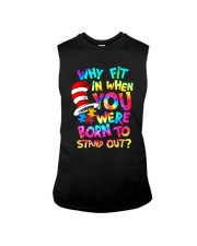 autism born to stand out Sleeveless Tee tile