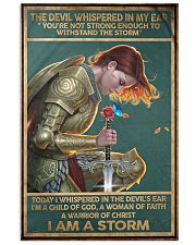 god knight I am a Storm poster 11x17 Poster front