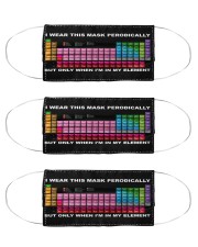 chemistry periodically mas 1 Cloth Face Mask - 3 Pack front