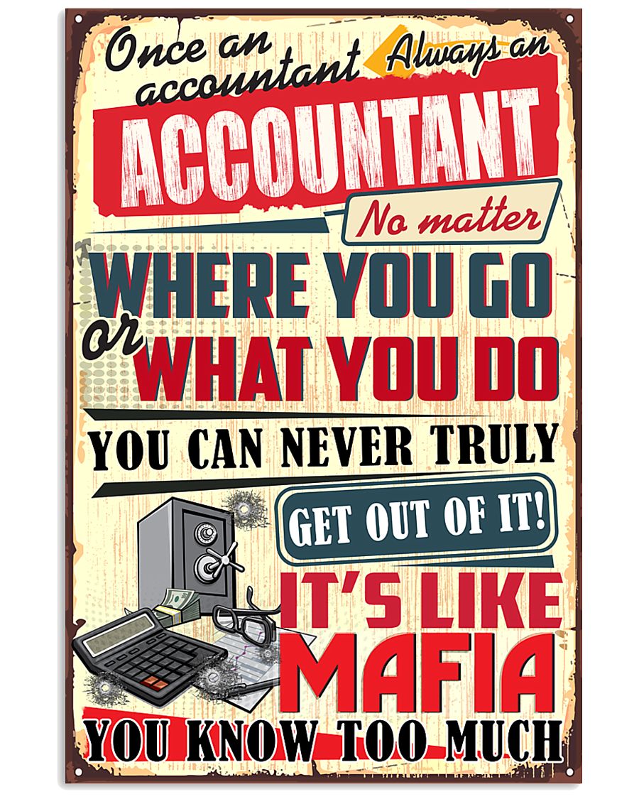 accountant -mafia 11x17 Poster