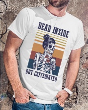 coffee dead inside but coffeinated Classic T-Shirt lifestyle-mens-crewneck-front-4