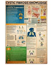 Cystic Fibrosis knowledge 16x24 Poster front