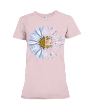 blessed by god spoiled by my husband daisy Premium Fit Ladies Tee tile