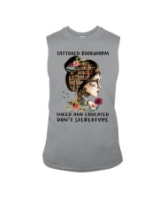 girl books tattooed don't steleotype Sleeveless Tee tile