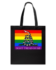 Gadsden flag LGBT Don't tread on me Tote Bag tile