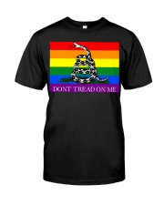 Gadsden flag LGBT Don't tread on me Classic T-Shirt tile