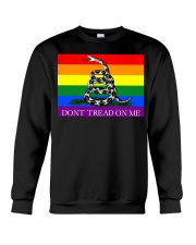 Gadsden flag LGBT Don't tread on me Crewneck Sweatshirt tile