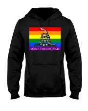 Gadsden flag LGBT Don't tread on me Hooded Sweatshirt tile