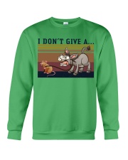 mouse and donkey I don't give Crewneck Sweatshirt tile