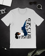 black girl natural just-blessed Classic T-Shirt lifestyle-mens-crewneck-front-16