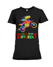 motor it's ok autism Premium Fit Ladies Tee tile