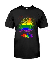 jiu jitsu lgbt pride Premium Fit Mens Tee tile