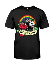 lgbt gay raccoon opossum-gay-trashy Classic T-Shirt tile