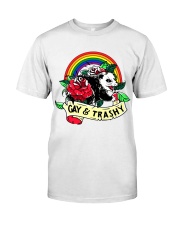 lgbt gay raccoon opossum-gay-trashy Classic T-Shirt front