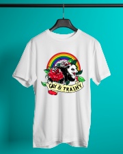 lgbt gay raccoon opossum-gay-trashy Classic T-Shirt lifestyle-mens-crewneck-front-3