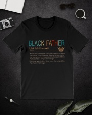 Black Father Happy Father's Day Classic T-Shirt lifestyle-mens-crewneck-front-16