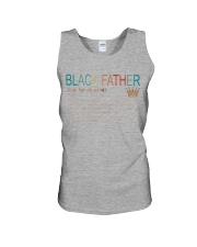 Black Father Happy Father's Day Unisex Tank tile