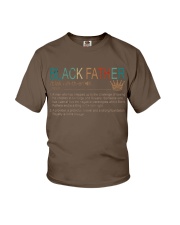 Black Father Happy Father's Day Youth T-Shirt tile