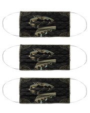 black cat Egyptian mas Cloth Face Mask - 3 Pack front