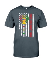 black people fre-ish us flag Classic T-Shirt tile