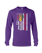 black people fre-ish us flag Long Sleeve Tee tile