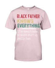 black father everything retro Premium Fit Mens Tee tile