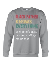 black father everything retro Crewneck Sweatshirt tile
