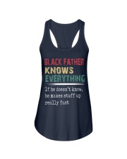 black father everything retro Ladies Flowy Tank tile