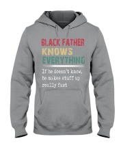 black father everything retro Hooded Sweatshirt tile