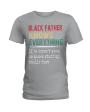black father everything retro Ladies T-Shirt tile