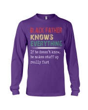 black father everything retro Long Sleeve Tee tile