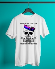 lgbt skull impolite bisexual Classic T-Shirt lifestyle-mens-crewneck-front-3
