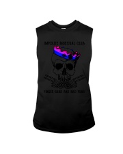 lgbt skull impolite bisexual Sleeveless Tee tile