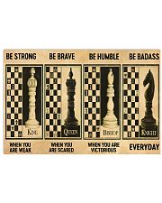 chess be strong 4 pt lqt nna 17x11 Poster front