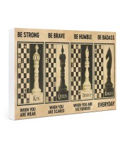 chess be strong 4 pt lqt nna 24x16 Gallery Wrapped Canvas Prints thumbnail