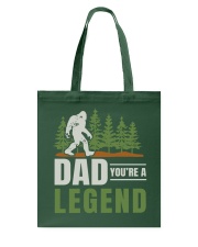 bigfoot dad you re-a legend Tote Bag tile