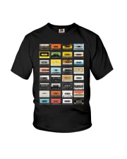 lgbt dj cassette colorful Youth T-Shirt tile