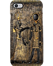 ancient egyptian art black pc lqt-dqh Phone Case i-phone-8-case